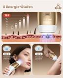 21J Epilatore Luce Pulsata con Funzione di Raffreddamento, Epilatore Laser Indolore a 2 Modalità, per Viso, Ascelle, Zona Bikini e Depilazione Corporea Totale - 3