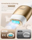 21J Epilatore Luce Pulsata con Funzione di Raffreddamento, Epilatore Laser Indolore a 2 Modalità, per Viso, Ascelle, Zona Bikini e Depilazione Corporea Totale - 2