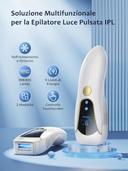 Epilatore Luce Pulsata 19.35J con Funzione Ghiaccio e 9 Livelli Energia - 2